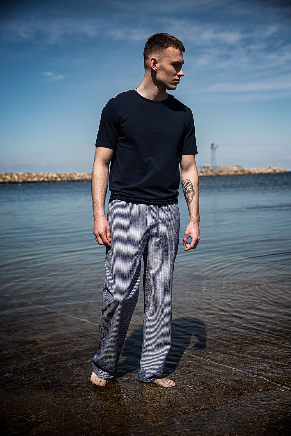 CIty Lounge Pants - Blue Striped