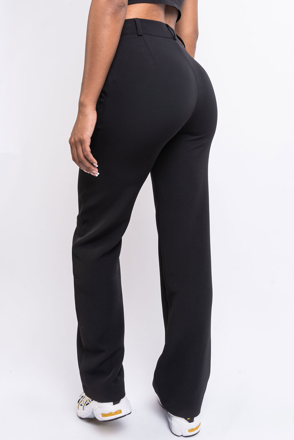 Nova 01Mid Straight Suit Pants - Black
