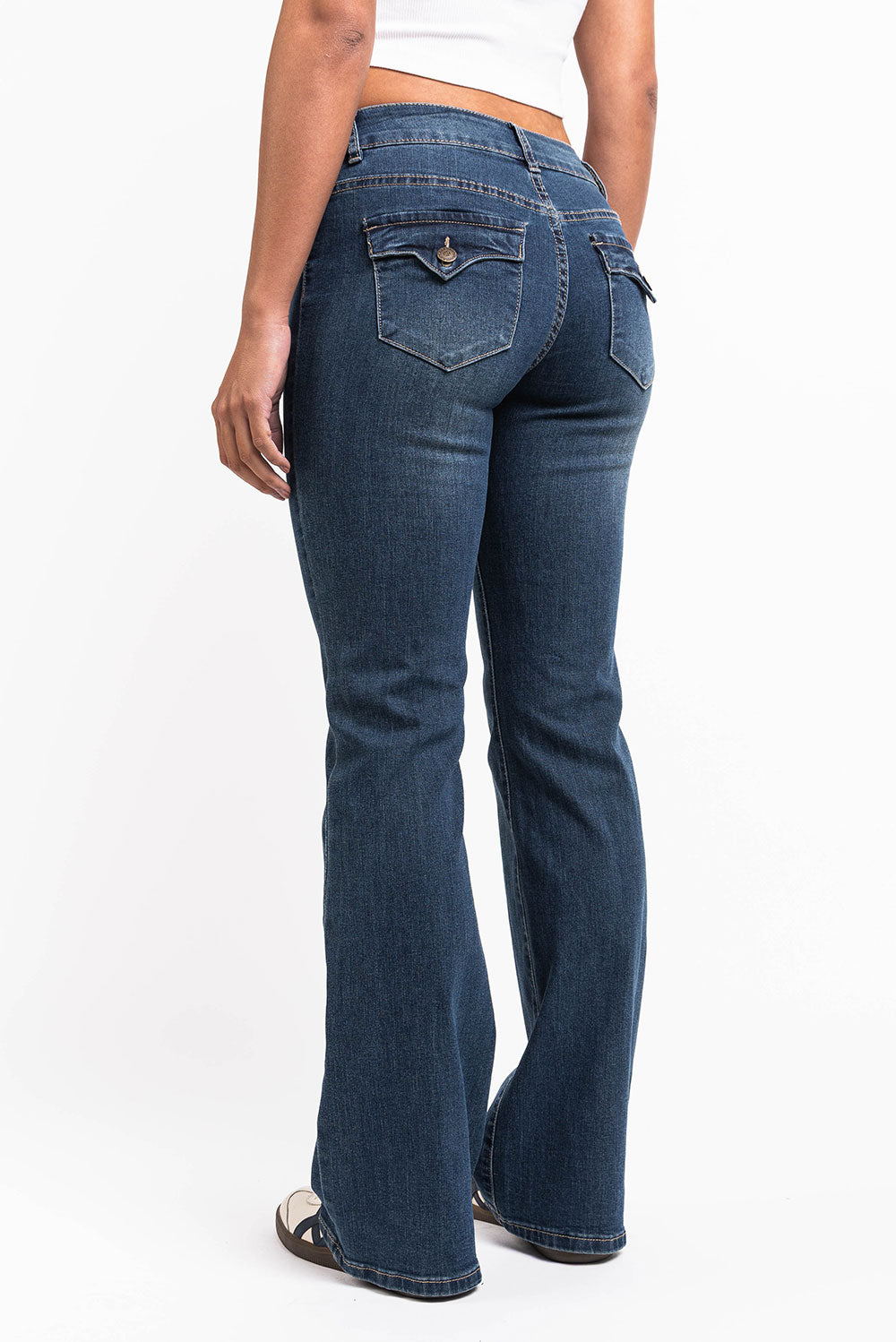 Claire 04Low Bootcut Jeans - Vintage Blue