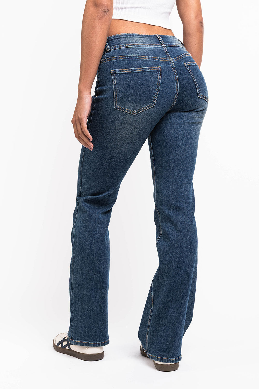 Celine 01Low Bootcut Jeans - Vintage Blue