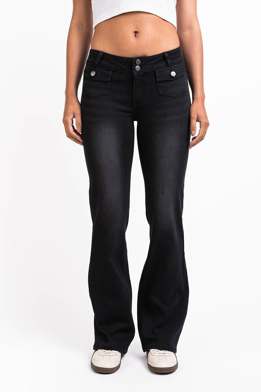 Celine 01Low Bootcut Jeans - Black