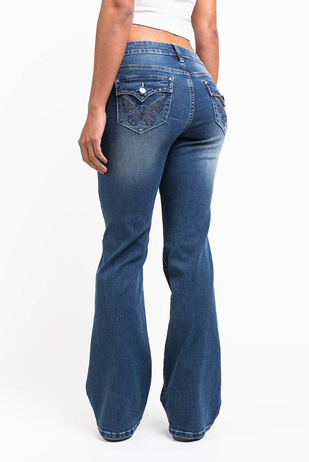 Taylor 04Low Bootcut Jeans - Blue